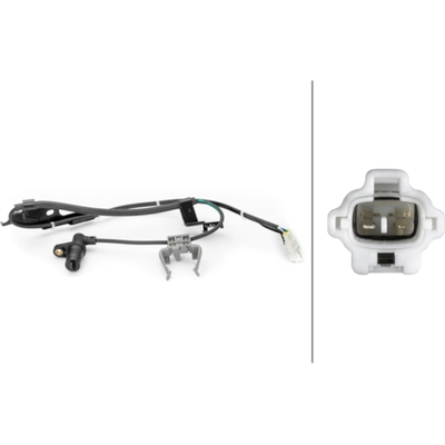 Front Wheel ABS Sensor by HELLA - 230040781 pa1