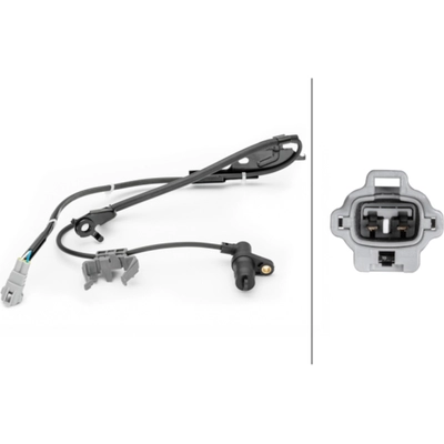 Front Wheel ABS Sensor by HELLA - 230040801 pa1