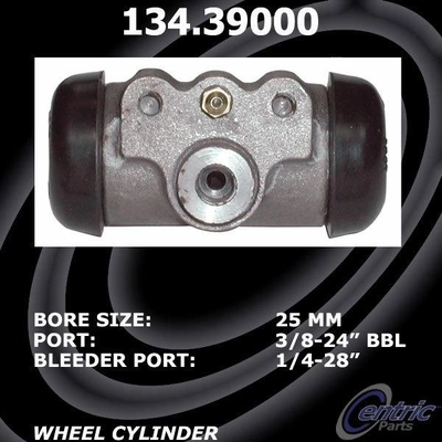 Front Wheel Cylinder by CENTRIC PARTS - 134.39000 pa2