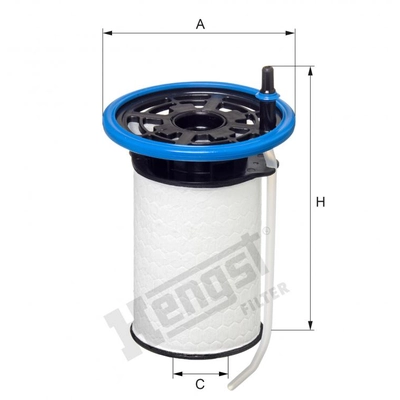 HENGST FILTER - E104KP - Fuel Filter pa2