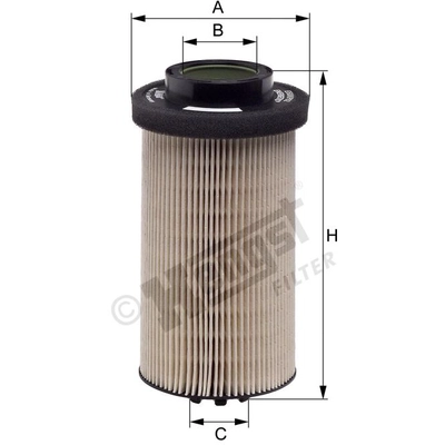 HENGST FILTER - E500KP02D36 - Fuel Filter Insert With Gasket Set pa2