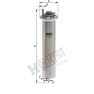 HENGST FILTER - H151WK - Fuel In-line filter pa2