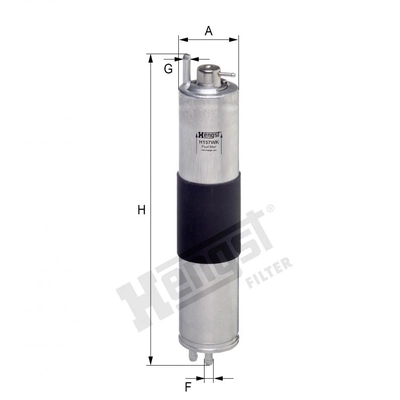 HENGST FILTER - H157WK - Fuel In-line filter pa2