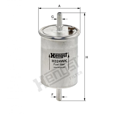 HENGST FILTER - H324WK - In-Line Fuel Filter pa1