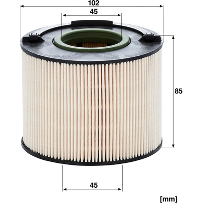 Fuel Filter by MANN-FILTER - PU1033X pa3