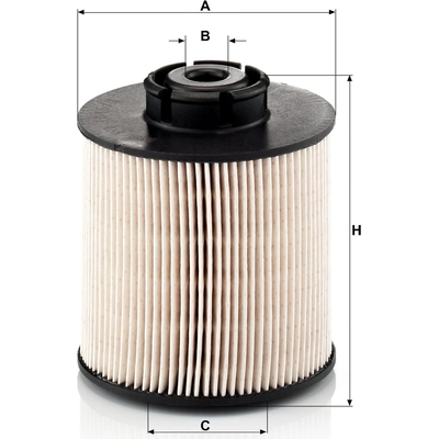 Fuel Filter by MANN-FILTER - PU1046/1X pa2