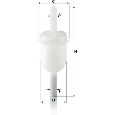 MANN-FILTER - WK31/4-10 - Fuel Filter pa2