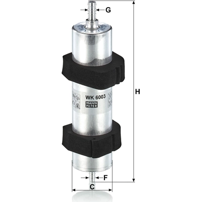 MANN-FILTER - WK6003 - Fuel Filter pa2