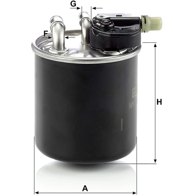 MANN-FILTER - WK820/14 - Filtre à carburant pa4