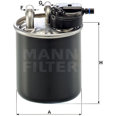 MANN-FILTER - WK820/21 - Fuel Filter pa2