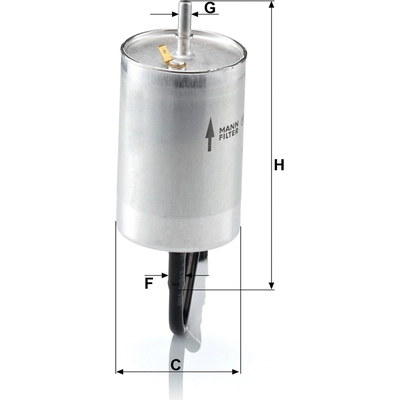 Fuel Filter by MANN-FILTER - WK832/1 pa4