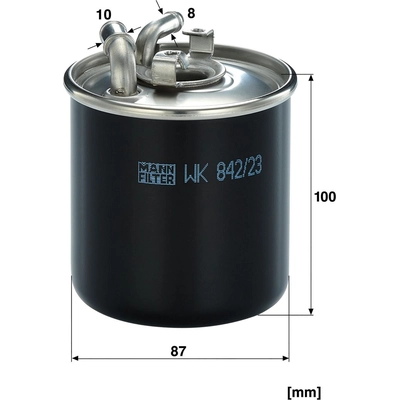 MANN-FILTER - WK842/23X - Fuel Filter pa9