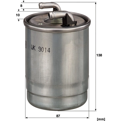 Fuel Filter by MANN-FILTER - WK9014Z pa3
