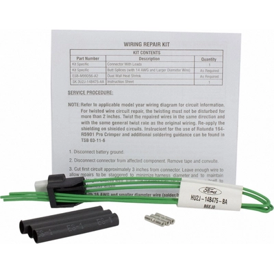 MOTORCRAFT - WPT1492 - Wire Assembly pa3