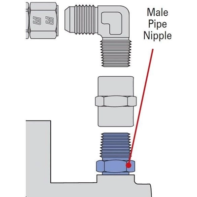 Fuel Hose Fitting by RUSSELL - 661500 pa2