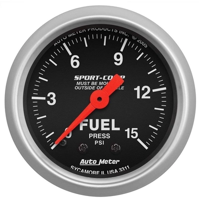 Fuel Pressure Gauge by AUTO METER - 3311 pa1