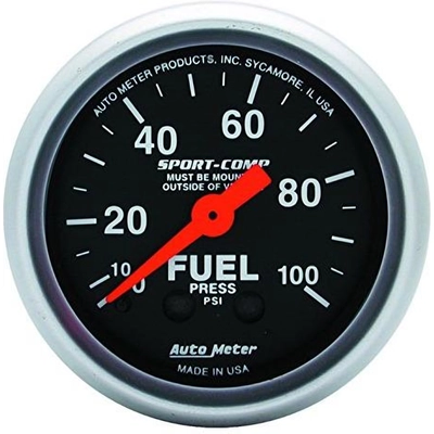 Fuel Pressure Gauge by AUTO METER - 3312 pa1