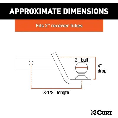 Fusion Mount by CURT MANUFACTURING - 45154 pa7