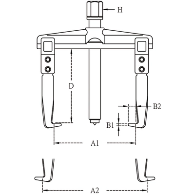 Gear Puller by GENIUS - KA-2080 pa4