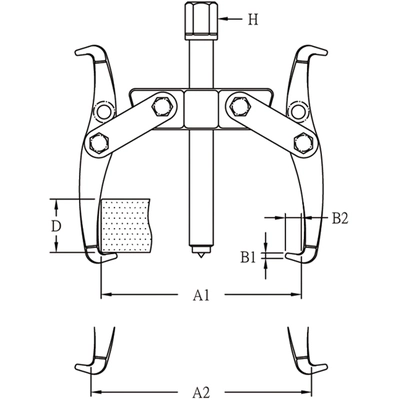 Gear Puller by GENIUS - KJ-3305 pa4