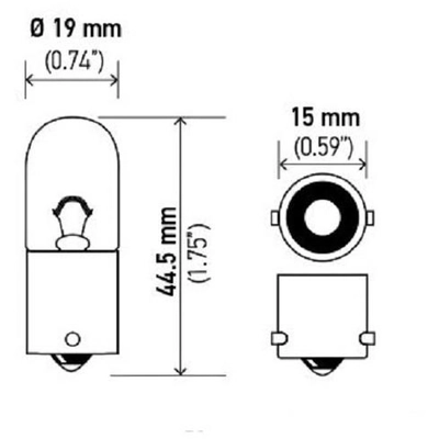 Glove Box Light (Pack of 10) by HELLA - 1003 pa8