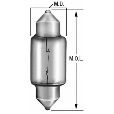 Glove Box Light by WAGNER - BP11005 pa25