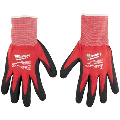 MILWAUKEE - 48-22-8904 - Cut Level 1 Nitrile Dipped Gloves pa5