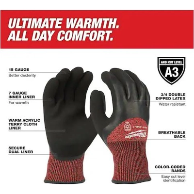 MILWAUKEE - 48-22-8924 - Cut Level 3 Winter Insulated Gloves pa4