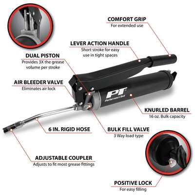 Grease Gun by PERFORMANCE TOOL - W54296 pa2