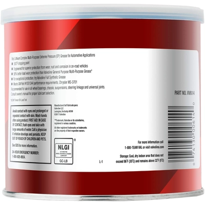 VALVOLINE - VV614 -  Automotive Multi-Purpose Grease pa2