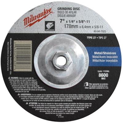 MILWAUKEE - 49-94-7025 - Grinding Wheel pa1