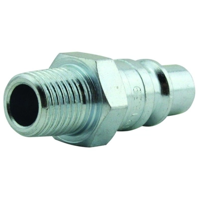 H-Style 1/4" (M) NPT x 3/8" 67 CFM Steel Quick Coupler Plug in Box Package, 1 Piece by MILTON INDUSTRIES INC - 1839 pa3