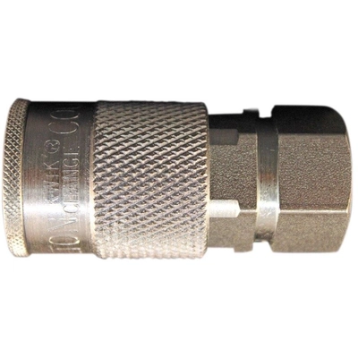 H-Style 3/8" (F) NPT x 3/8" 67 CFM Steel Quick Coupler Body, 5 Pieces by MILTON INDUSTRIES INC - 1835 pa1