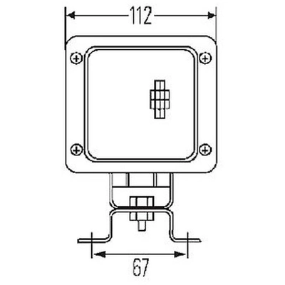 Halogen Heavy Duty Work Light by HELLA - H15506051 pa8