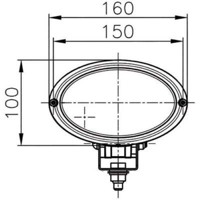 Halogen Work Light by HELLA - H15161001 pa10