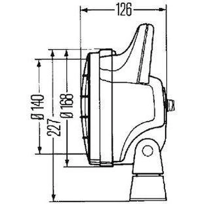 Halogen Work Light by HELLA - H15470011 pa4