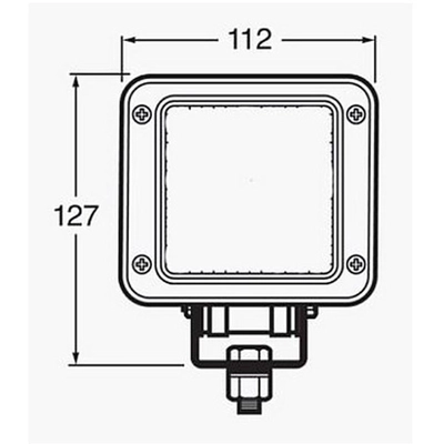 Halogen Work Light by HELLA - H15506027 pa5