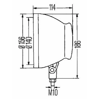 Halogen Work Light by HELLA - H15710001 pa5