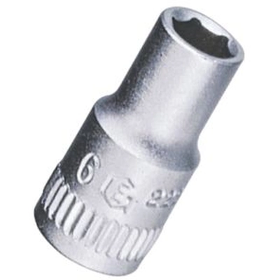 GENIUS - 222506 - 1/4″ Dr. 6mm Hand Socket (Pack of 20) pa1