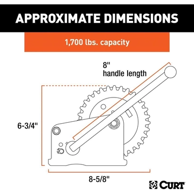 Hand Winch by CURT MANUFACTURING - 29427 pa5