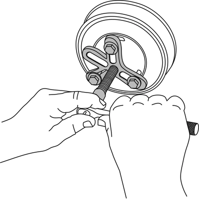 Harmonic Balancer Puller by LISLE - 45300 pa2
