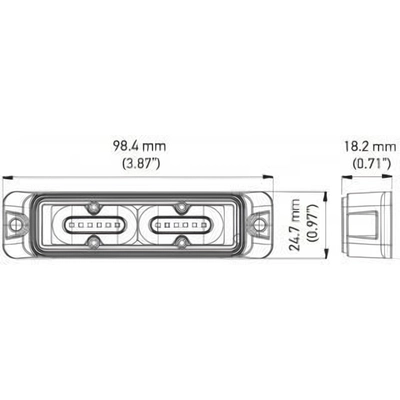 Clignotant d'avertissement de danger by HELLA - H22899011 pa3