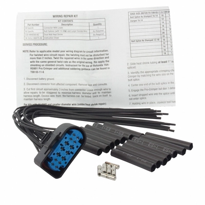 Headlamp Connector by MOTORCRAFT - WPT1357 pa4