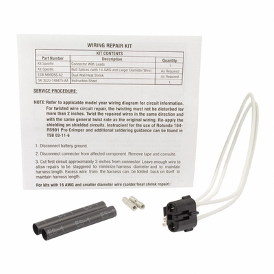 Headlamp Connector by MOTORCRAFT - WPT1383 pa5