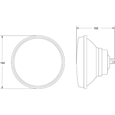 Headlight Assembly by HELLA - 002850001 pa2