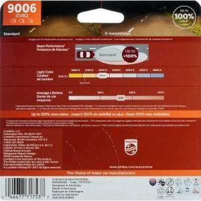 Headlight by PHILIPS - 9006XVB2 pa1