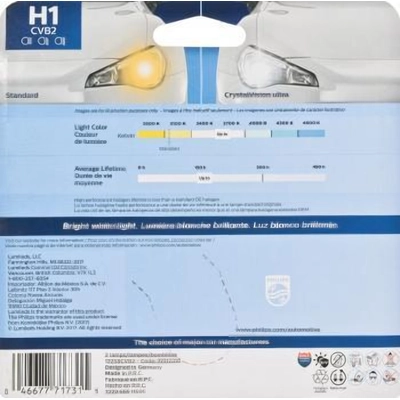 Headlight by PHILIPS - H1CVB2 pa41