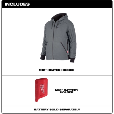 Heated Hoodie by MILWAUKEE - 306G-202X pa2