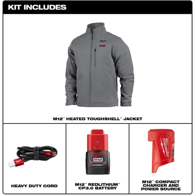 MILWAUKEE - 204G-212X - Heated Jacket pa3