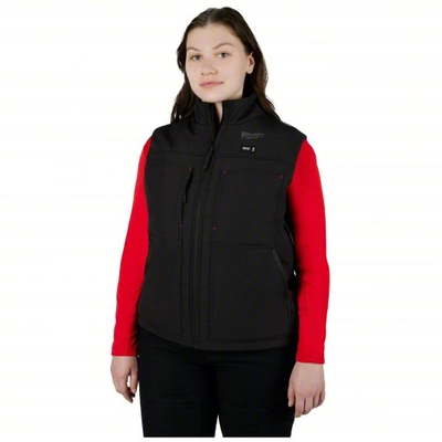 MILWAUKEE - 334B-20L - Women  Large Black Heated Quilted Vest pa7